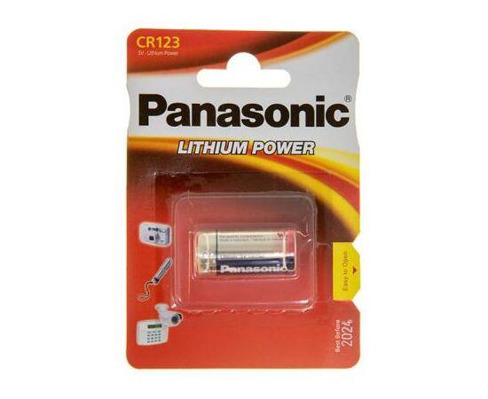 Батарейка Panasonic CR 123 * 1 LITHIUM (CR-123AL/1BP)