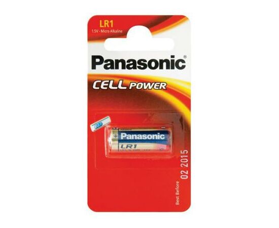 Батарейка Panasonic LR1 * 1 Alkaline (LR1L/1BE)