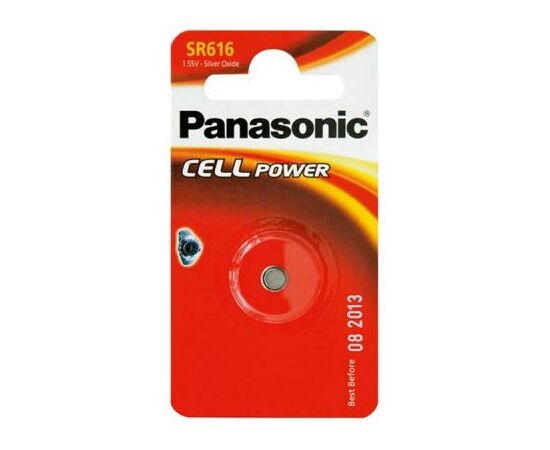 Батарейка Panasonic SR616 * 1 Silver Oxide (SR-616EL/1B)