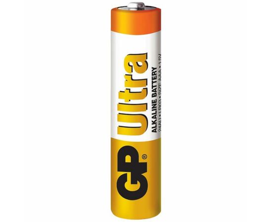 Батарейка Gp AAA LR03 Ultra Alcaline * 1 (отрывается) (24AU-UR5), изображение 2 Батарейка Gp AAA LR03 Ultra Alcaline * 1 (отрывается) (24AU-UR5), изображение 2