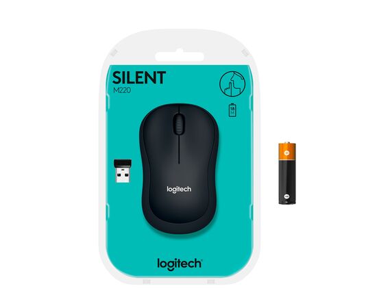 Мышка Logitech M220 Silent Grey (910-004878), изображение 8 Мышка Logitech M220 Silent Grey (910-004878), изображение 8