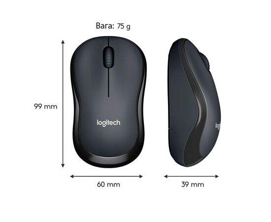 Мышка Logitech M220 Silent Grey (910-004878), изображение 9 Мышка Logitech M220 Silent Grey (910-004878), изображение 9