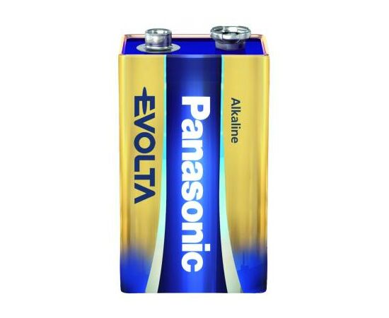 Батарейка Panasonic Крона 6LR61 Evolta * 1 (6LR61EGE/1BP), изображение 2 Батарейка Panasonic Крона 6LR61 Evolta * 1 (6LR61EGE/1BP), изображение 2