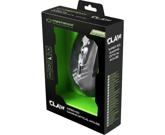 Мышка Esperanza MX209 Claw (EGM209G), изображение 5 Мышка Esperanza MX209 Claw (EGM209G), изображение 5