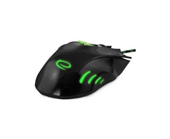Мышка Esperanza MX401 Hawk black-green (EGM401KG), изображение 3 Мышка Esperanza MX401 Hawk black-green (EGM401KG), изображение 3