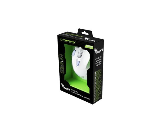 Мышка Esperanza MX401 Hawk white-blue (EGM401WB), изображение 4 Мышка Esperanza MX401 Hawk white-blue (EGM401WB), изображение 4