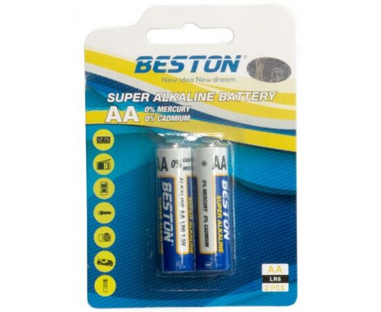 Батарейка Beston AA 1.5V Alkaline * 2 (AAB1830)
