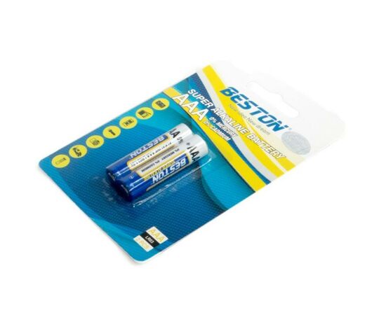 Батарейка Beston AAA 1.5V Alkaline * 2 (AAB1832), изображение 3 Батарейка Beston AAA 1.5V Alkaline * 2 (AAB1832), изображение 3