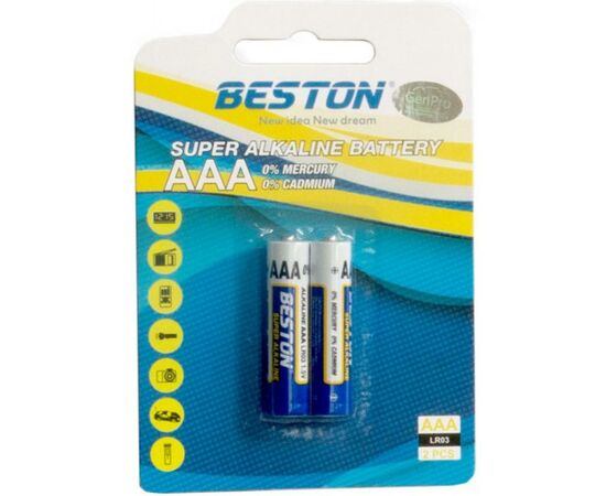Батарейка Beston AAA 1.5V Alkaline * 2 (AAB1832)