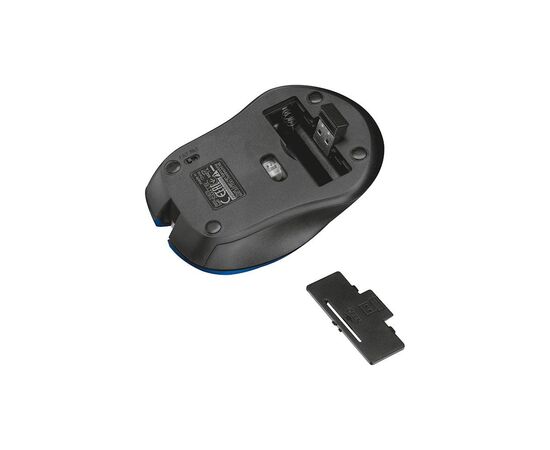 Мышка Trust Mydo Silent wireless mouse blue (21870), изображение 4 Мышка Trust Mydo Silent wireless mouse blue (21870), изображение 4