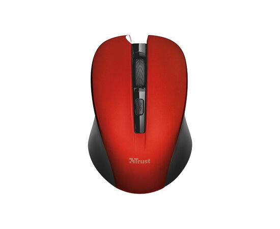 Мышка Trust Mydo Silent wireless mouse red (21871), изображение 2 Мышка Trust Mydo Silent wireless mouse red (21871), изображение 2