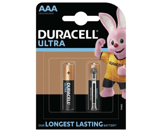 Батарейка Duracell Ultra Power AAA LR03 * 2 (5007843)