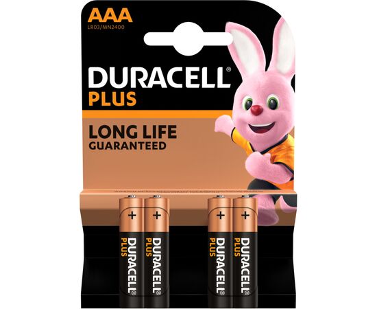 Батарейка Duracell AAA Plus LR03 * 4 (5004806)
