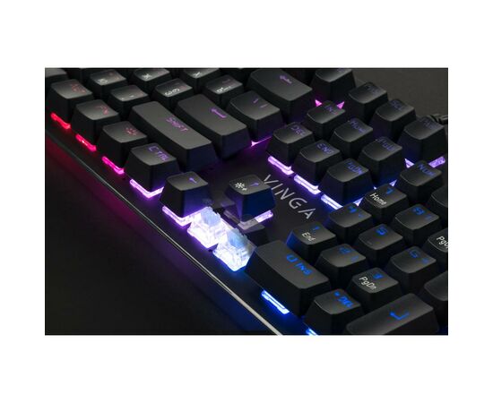 Клавиатура Vinga KBGSM120 Black, изображение 5 Клавиатура Vinga KBGSM120 Black, изображение 5