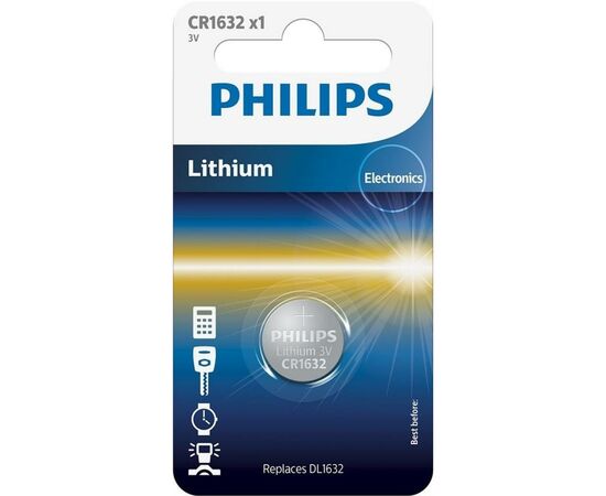 Батарейка Philips CR1632 Lithium * 1 (CR1632/00B)