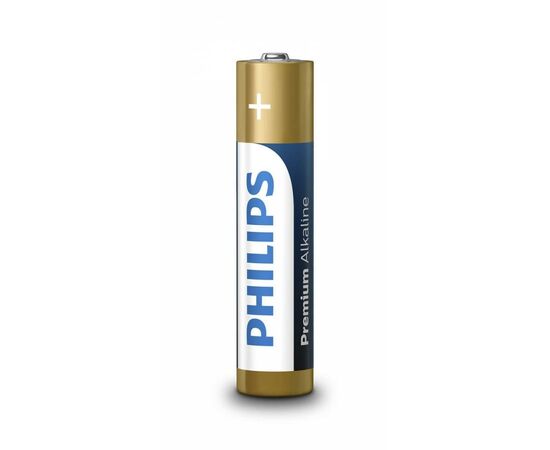 Батарейка Philips AAA LR03 Premium Alkaline * 4 (LR03M4B/10), изображение 2 Батарейка Philips AAA LR03 Premium Alkaline * 4 (LR03M4B/10), изображение 2