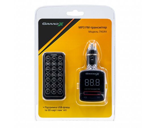 FM модулятор Grand-X CUFM79GRX, изображение 6 FM модулятор Grand-X CUFM79GRX, изображение 6