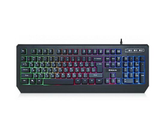 Клавиатура REAL-EL 7001 Comfort Backlit Black