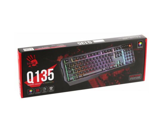 Клавіатура A4Tech Bloody Q135 Black, зображення 4 Клавіатура A4Tech Bloody Q135 Black, зображення 4