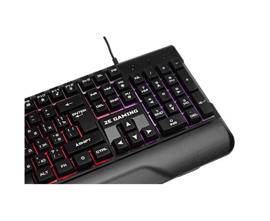 Клавиатура 2E KG310 LED USB Black Ukr (2E-KG310UB), изображение 6 Клавиатура 2E KG310 LED USB Black Ukr (2E-KG310UB), изображение 6