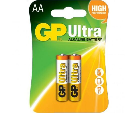 Батарейка Gp AA LR6 Ultra Alcaline * 2 (15AU-U2 / 4891199027581)
