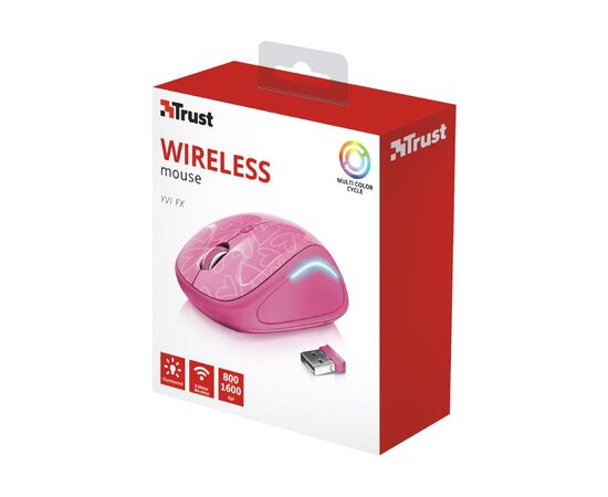 Мышка Trust Yvi FX pink (22336), изображение 5 Мышка Trust Yvi FX pink (22336), изображение 5