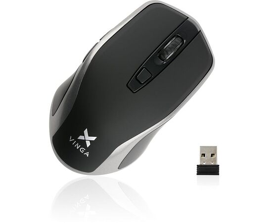 Мышка Vinga MSW-909 Silent black-grey, изображение 9 Мышка Vinga MSW-909 Silent black-grey, изображение 9
