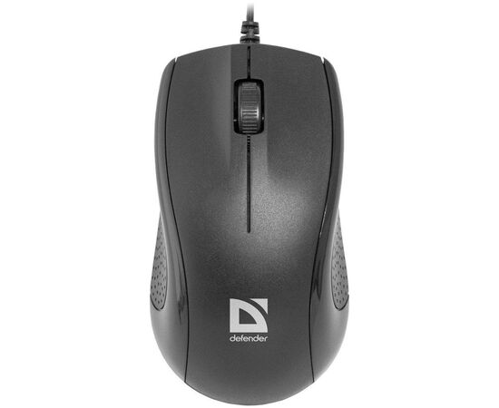 Мышка Defender Optimum MB-160 Black USB (52160), изображение 2 Мышка Defender Optimum MB-160 Black USB (52160), изображение 2