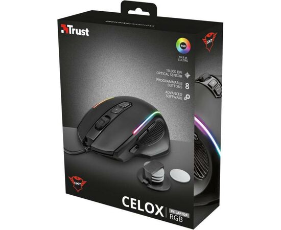 Мышка Trust GXT 165 Celox RGB (23092), изображение 7 Мышка Trust GXT 165 Celox RGB (23092), изображение 7