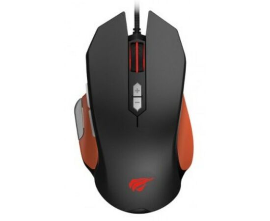 Мышка Havit HV-MS762 Gaming USB Black/Orange (HV-MS762 Black/Orange), изображение 2 Мышка Havit HV-MS762 Gaming USB Black/Orange (HV-MS762 Black/Orange), изображение 2