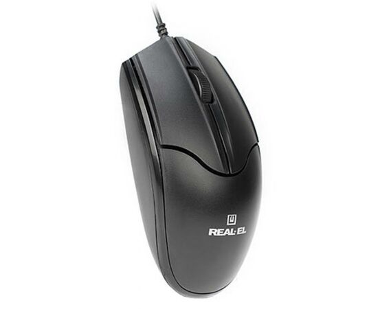 Мишка REAL-EL RM-410 Silent Black, зображення 4 Мишка REAL-EL RM-410 Silent Black, зображення 4