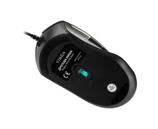 Мышка Vinga MSG-180 Black, изображение 5 Мышка Vinga MSG-180 Black, изображение 5
