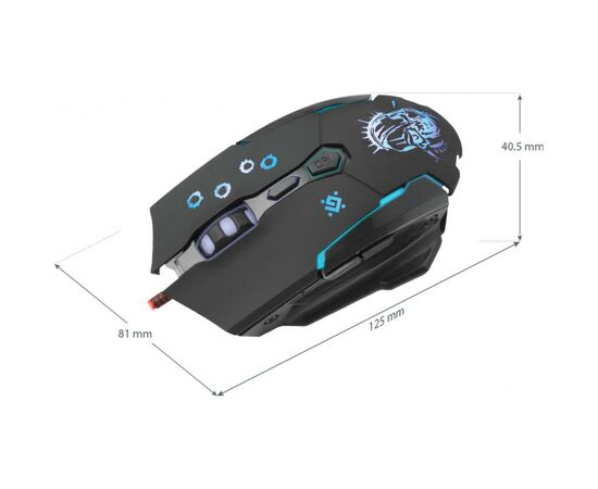Мышка Defender Killer GM-170L Black (52170), изображение 6 Мышка Defender Killer GM-170L Black (52170), изображение 6