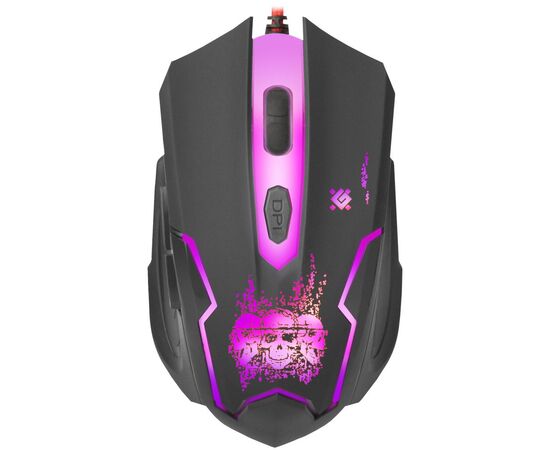Мышка Defender Skull GM-180L Black (52180), изображение 4 Мышка Defender Skull GM-180L Black (52180), изображение 4