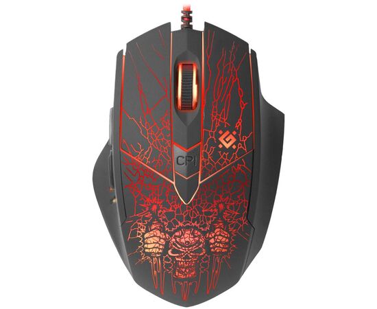 Мишка Defender Doom Fighter GM-260L Black (52260), зображення 3 Мишка Defender Doom Fighter GM-260L Black (52260), зображення 3