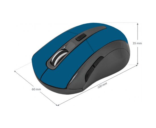 Мышка Defender Accura MM-965 Blue (52967), изображение 4 Мышка Defender Accura MM-965 Blue (52967), изображение 4