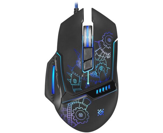 Мышка Defender Kill'em All GM-480L Black (52480), изображение 2 Мышка Defender Kill'em All GM-480L Black (52480), изображение 2
