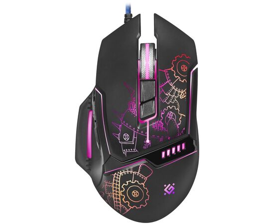 Мышка Defender Kill'em All GM-480L Black (52480), изображение 3 Мышка Defender Kill'em All GM-480L Black (52480), изображение 3