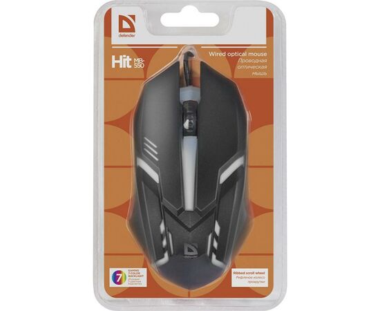 Мышка Defender Hit MB-550 Black (52550), изображение 6