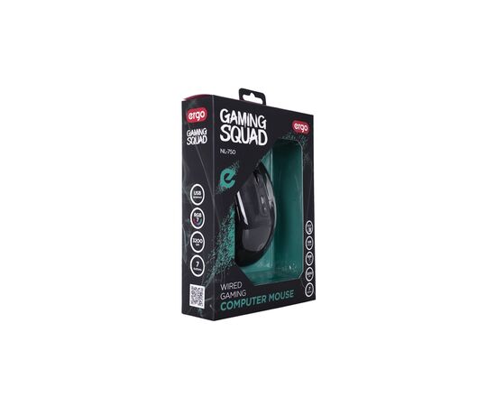 Мышка Ergo NL-750 Black (NL-750), изображение 8 Мышка Ergo NL-750 Black (NL-750), изображение 8