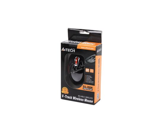 Мишка A4Tech G3-300N Black+Orange, зображення 6 Мишка A4Tech G3-300N Black+Orange, зображення 6