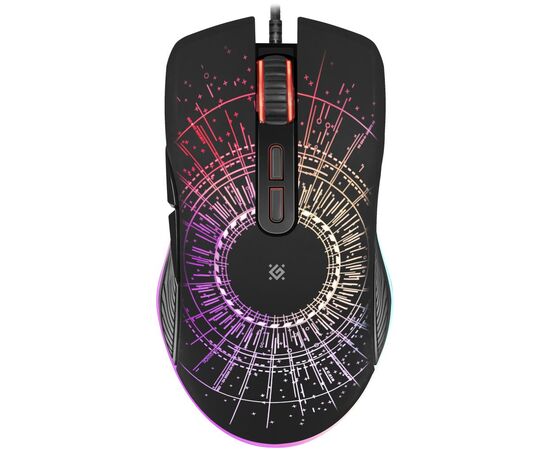 Мишка Defender Sirius GM-660L RGB Black (52660), зображення 2 Мишка Defender Sirius GM-660L RGB Black (52660), зображення 2