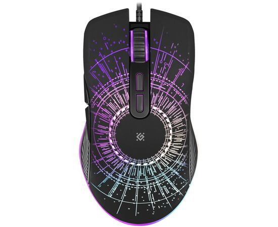 Мишка Defender Sirius GM-660L RGB Black (52660), зображення 3 Мишка Defender Sirius GM-660L RGB Black (52660), зображення 3