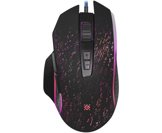 Мышка Defender Syberia GM-680L RGB Black (52680), изображение 3 Мышка Defender Syberia GM-680L RGB Black (52680), изображение 3