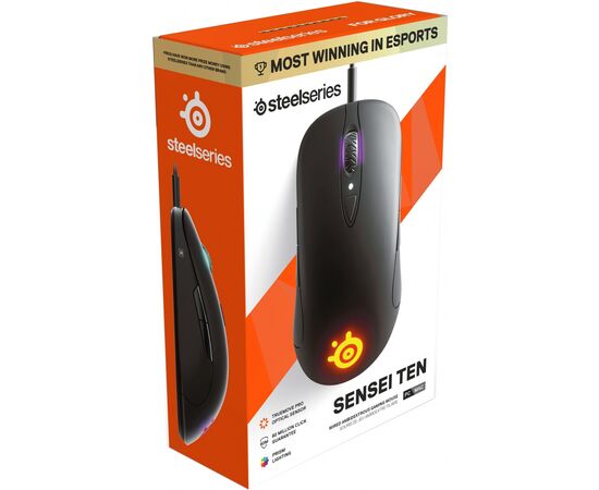Мышка SteelSeries Sensei Ten Black (62527), изображение 3 Мышка SteelSeries Sensei Ten Black (62527), изображение 3