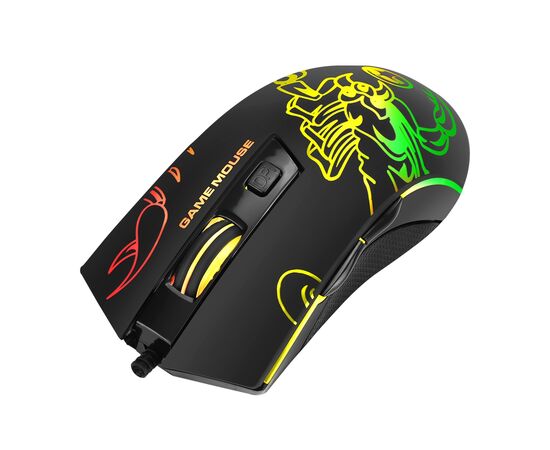 Мишка Marvo M209 LED USB Black (M209)
