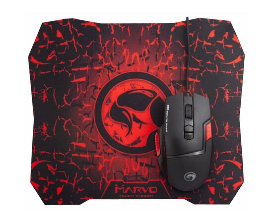 Мышка Marvo M355+G1 USB Black (M355+G1), изображение 3 Мышка Marvo M355+G1 USB Black (M355+G1), изображение 3