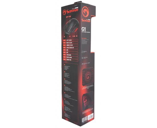Мышка Marvo M355+G1 USB Black (M355+G1), изображение 7 Мышка Marvo M355+G1 USB Black (M355+G1), изображение 7