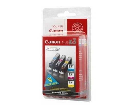 Картридж Canon CLI-521 C/M/Y-Pack (2934B010/2934B007)