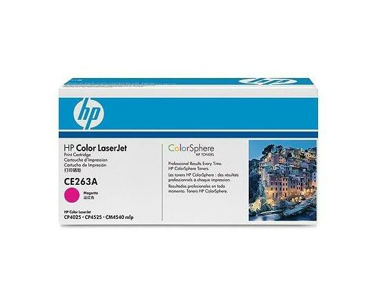 Картридж HP CLJ CP4025/4525 magenta (CE263A)